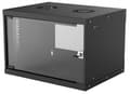 Miniatyrbild 1 av 5: Intellinet 714143, Väggmonterad rack, 6U, 50 kg, 8,91 kg, Svart