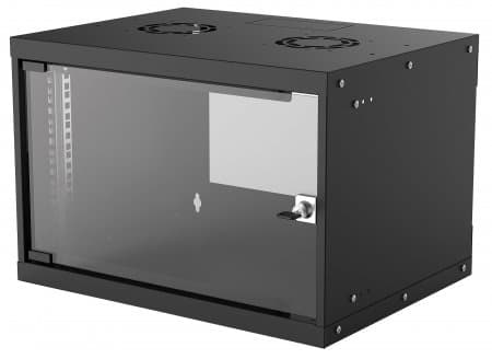 Intellinet 714143, Väggmonterad rack, 6U, 50 kg, 8,91 kg, Svart