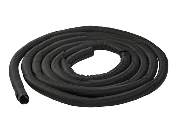StarTech.com 15' (4.6m) Cable Management Sleeve, Flexible Coiled Cable Wrap, 1-1.5" diameter Expandable Sleeve, Polyester Cord Manager/Protector/Conc