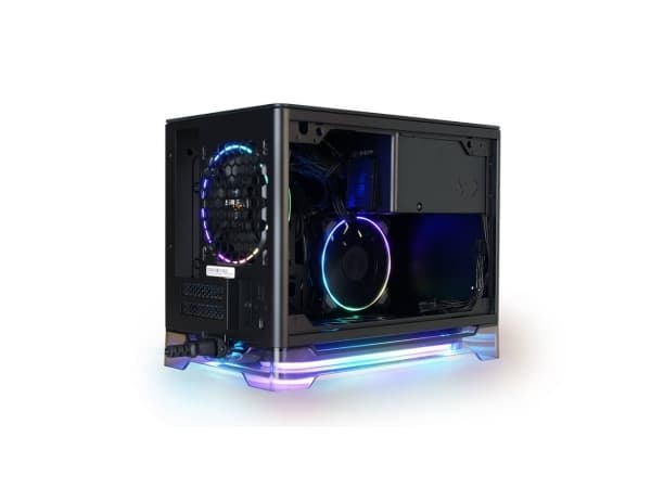 In Win A1 PLUS, Mini Tower, PC, Svart, Mini-ITX, SECC, Härdat glas, Hem / Kontor