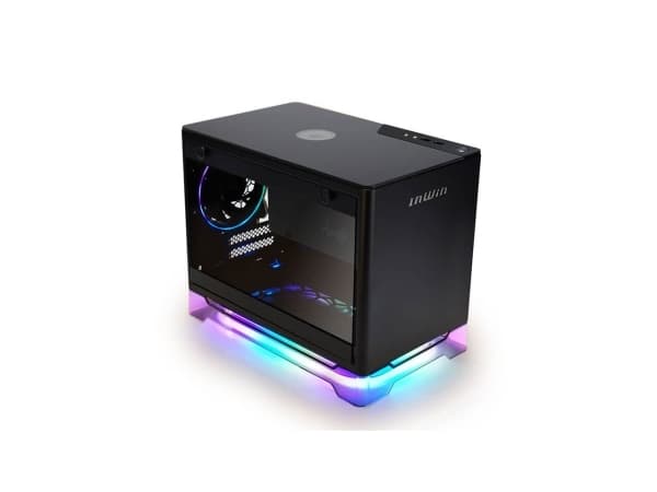 In Win A1 PLUS, Mini Tower, PC, Svart, Mini-ITX, SECC, Härdat glas, Hem / Kontor