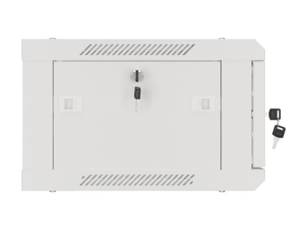 Lanberg - Rack skåp - väggmontering - grå, RAL 7035 - 4U - 19"