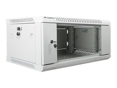 Lanberg - Rack skåp - väggmontering - grå, RAL 7035 - 4U - 19"