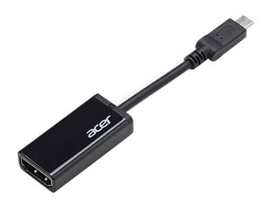 Acer - Strömadapter - 45 Watt - EU - svart - för Chromebook Spin 13; TravelMate P2410, P2510, P614, TMP614; TravelMate X3; X5