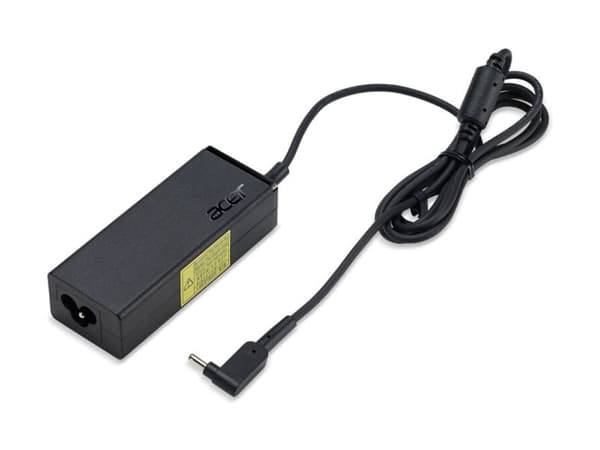 Acer - Strömadapter - 45 Watt - EU - svart - för Chromebook Spin 13; TravelMate P2410, P2510, P614, TMP614; TravelMate X3; X5