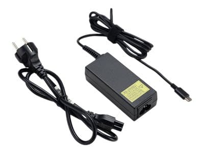 Acer - Strömadapter - 45 Watt - EU - svart - för Chromebook Spin 13; TravelMate P2410, P2510, P614, TMP614; TravelMate X3; X5