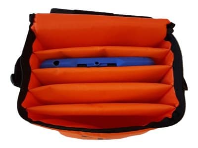 LEBA NoteBag - Axelremsväska för 5 surfplattor - orange