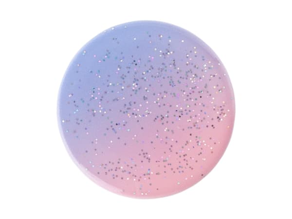 PopSockets Swappable PopGrip - Multifunktionshållare för mobiltelefon - Glitter Morning Haze - många färger