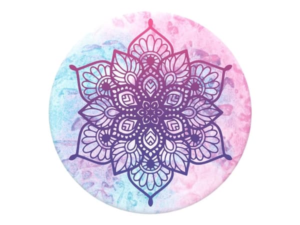 PopSockets Swappable PopGrip - Fingergrep/stativ for mobiltelefon - Rainbow Nirvana Flerfarget