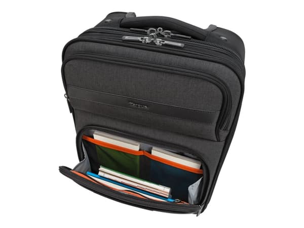 Targus CitySmart Compact Under-Seat Roller - Upprätt - grå, svart - 12" - 15.6"