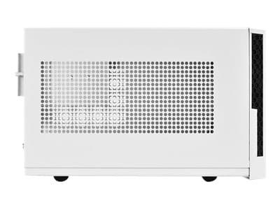 SilverStone SUGO SG13 - Tower - Mini-DTX - ingen strømforsyning (AT / PS/2) - svart, hvit - USB/lyd