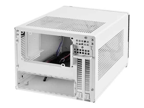 SilverStone SUGO SG13 - Tower - Mini-DTX - ingen strømforsyning (AT / PS/2) - svart, hvit - USB/lyd