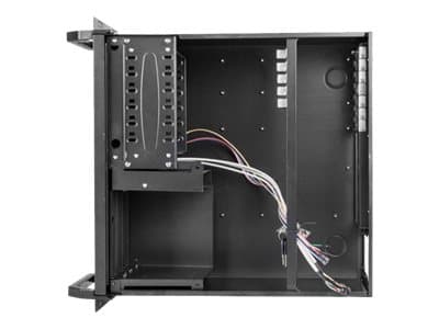 Lanberg - Rack-monterbar - 4U - ATX - ingen strømforsyning - sort - USB/Lyd