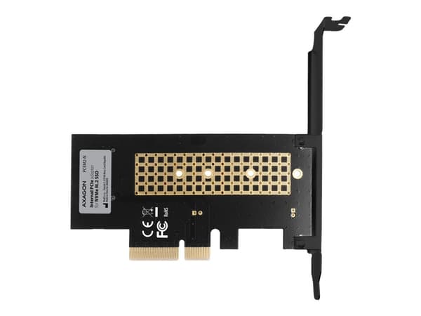 AXAGON PCEM2-N - Lagringskontroller - M.2 - M.2 NVMe-kort - lav profil - PCIe 3.0 x4
