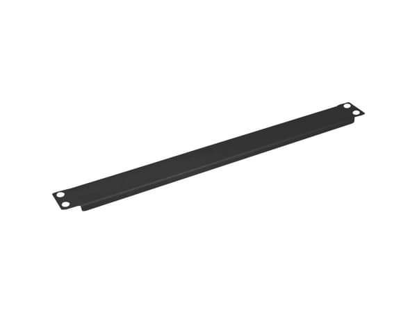 VALUE 26.99.0298, Blank panel, Svart, Metall, 1U, 48,3 cm (19"), 231,7 g