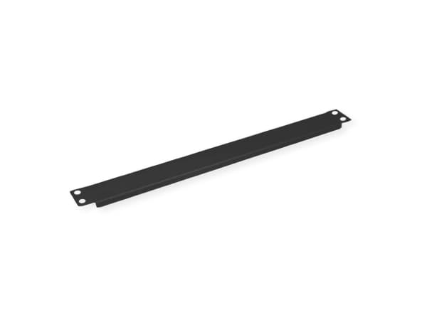 VALUE 26.99.0298, Blank panel, Svart, Metall, 1U, 48,3 cm (19"), 231,7 g