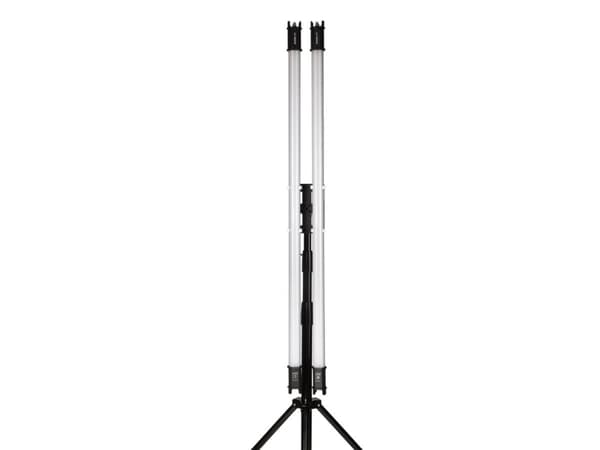 Nanlite Pavotube Double Bank 2 T12 LED, Asennussarja, Sauva, Musta, 160 mm, 150 mm, 399 mm