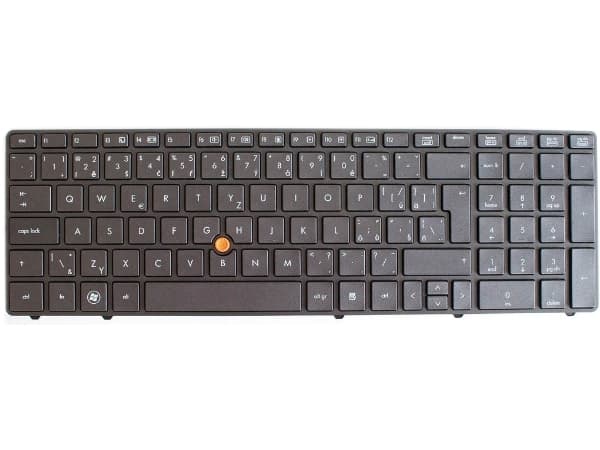 HP - Tangentbord - brittisk - för EliteBook 8770w Mobile Workstation