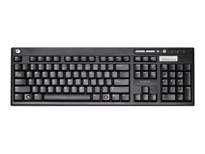 HP 697737-051 tastatur USB AZERTY Fransk Sort Sort