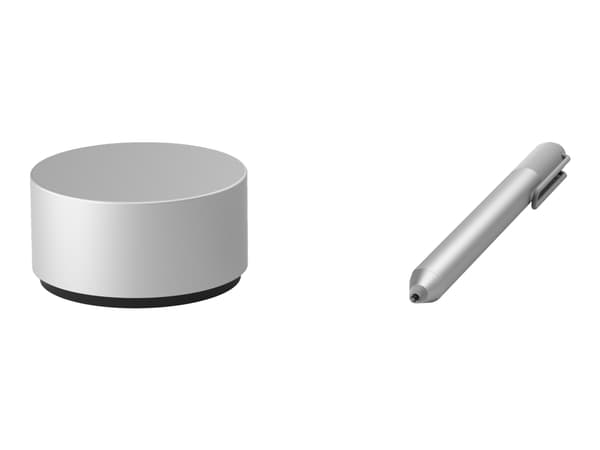 Microsoft Surface Dial - Markør - trådløs - Bluetooth 4.0 - magnesium - kommersiell - for Surface Book, Laptop, Pro 4, Pro 7, Studio, Studio 2