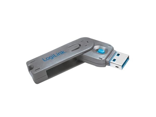 LogiLink - USB-portblockerare - blå