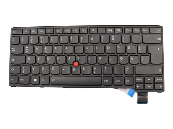 Lenovo - Erstatningstastatur for bærbar PC - med Trackpoint - Tysk - for ThinkPad Yoga 14 20DM, 20DN