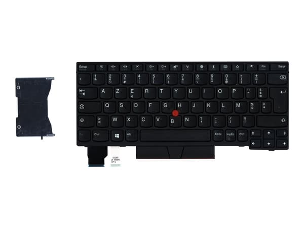 Lite-On - Ersättningstangentbord för bärbar dator - med Trackpoint - AZERTY - fransk - FRU
