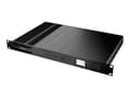 Miniatyrbilde 1 av 5: Akasa Galileo TU1 - USFF 1U - Thin mini ITX - ingen strømforsyning - anodisert svart - USB