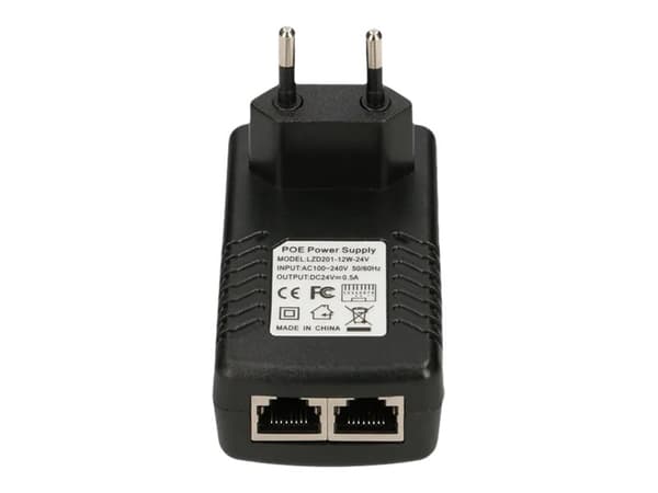 Extralink EX.14213, PoE-adapteri, Sisätila, 230 V, 50/60 Hz, 12 W, 24 V