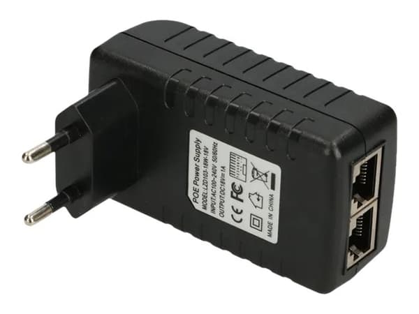 Extralink POE-18-18W - Strøminjektor - AC 100-240 V - 18 watt - utgangskontakter: 1