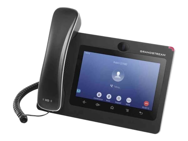Grandstream GXV3370 - IP-videotelefon - med digitalkamera, Bluetooth-grensesnitt - IEEE 802.11a/b/g/n (Wi-Fi) - 7-veis anropskapasitet - SIP, RTCP, R