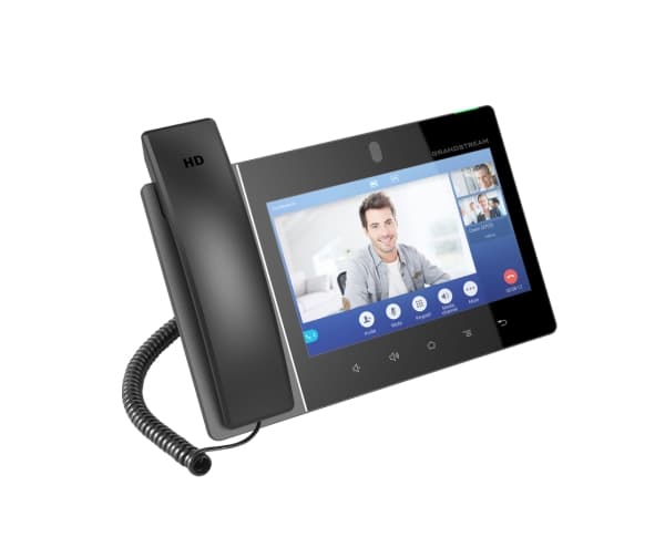 Grandstream GXV3380 - IP-videotelefon - med digitalkamera, Bluetooth-grensesnitt - IEEE 802.11a/b/g/n/ac (Wi-Fi) - 7-veis anropskapasitet - SIP, RTCP