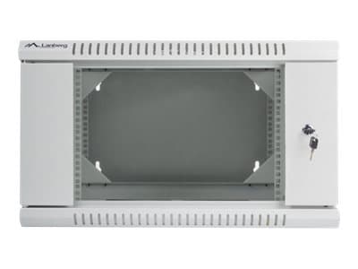 Lanberg - Rack skåp - väggmontering - grå, RAL 7035 - 6U - 19"