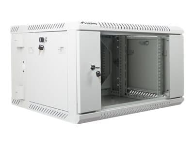 Lanberg - Rack skåp - väggmontering - grå, RAL 7035 - 6U - 19"