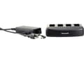 Miniatyrbilde 4 av 4: Honeywell Four-bay smart battery charger - Batterilader - utgangskontakter: 4 - for P/N: 50133975-001, 550053-000