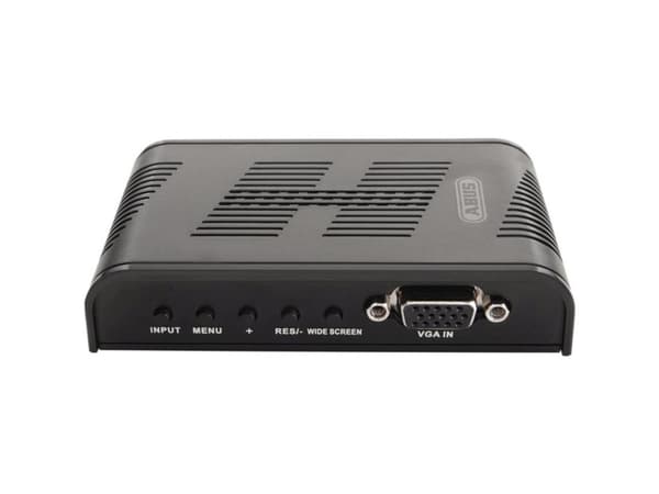 ABUS TVAC20001, Musta, 1600 x 1200 pikseliä, NTSC, PAL, Composite + S-Video, VGA, 12 V