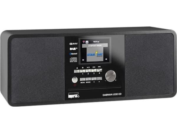 Imperial DABMAN i200 CD, Digitaalinen, DAB+,FM,UKW, Soitin, CD, 20 W, 7,62 cm (3")