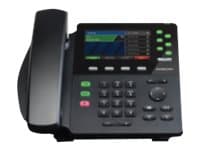 Sangoma Phone D65 6Line SIP with HD Voice Gigabit Bluetooth 43 Inch Color Display Icon Keys