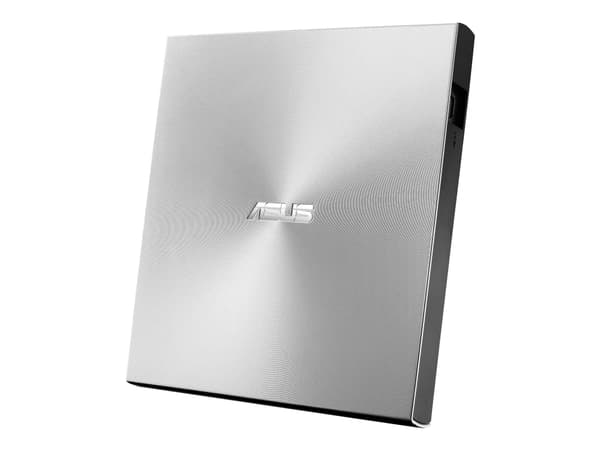 ASUS ZenDrive U9M SDRW-08U9M-U - Diskenhet - DVD±RW (±R DL) - 8x/8x - USB 2.0 - extern - silver - för 15; ROG Strix G15; ROG Zephyrus Duo 15; ROG Zep Silver