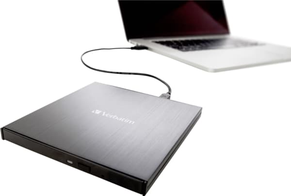 Verbatim Slimline - Platestasjon - BDXL Writer - 6x/4x - SuperSpeed USB 3.1 Gen 1 - ekstern