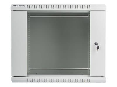 Lanberg - Rack skåp - väggmontering - grå, RAL 7035 - 9U - 19"