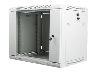 Lanberg - Rack skåp - väggmontering - grå, RAL 7035 - 9U - 19"
