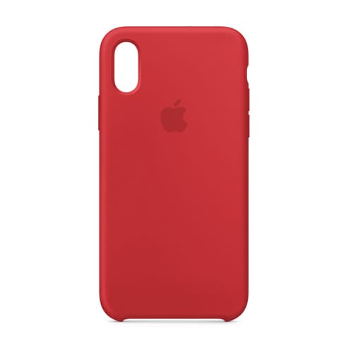 Apple iPhone X/XS Silikonskal - Röd
