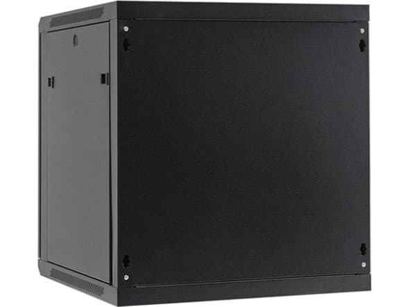 Netrack - Rack skap - veggmonterbar - svart - 12U - 19"