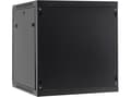 Miniatyrbilde 5 av 5: Netrack - Rack skap - veggmonterbar - svart - 12U - 19"