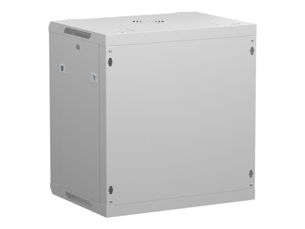 Netrack - Rack skåp - väggmontering - grå - 12U - 19"