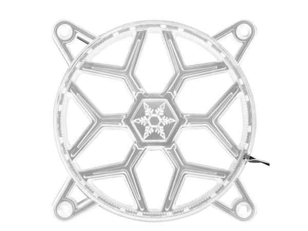 Silverstone FG121, Muovi, Läpinäkyvä, 120 mm, 120 mm, 6 mm, 42 g