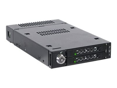 ICY Dock ToughArmor MB834M2K-B - Bevegelig lagerrack - M.2 - M.2 NVMe Card - U.2 - svart