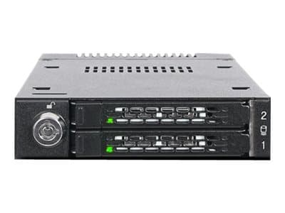 ICY Dock ToughArmor MB834M2K-B - Bevegelig lagerrack - M.2 - M.2 NVMe Card - U.2 - svart