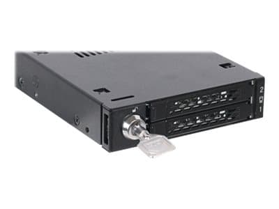ICY Dock ToughArmor MB834M2K-B - Bevegelig lagerrack - M.2 - M.2 NVMe Card - U.2 - svart